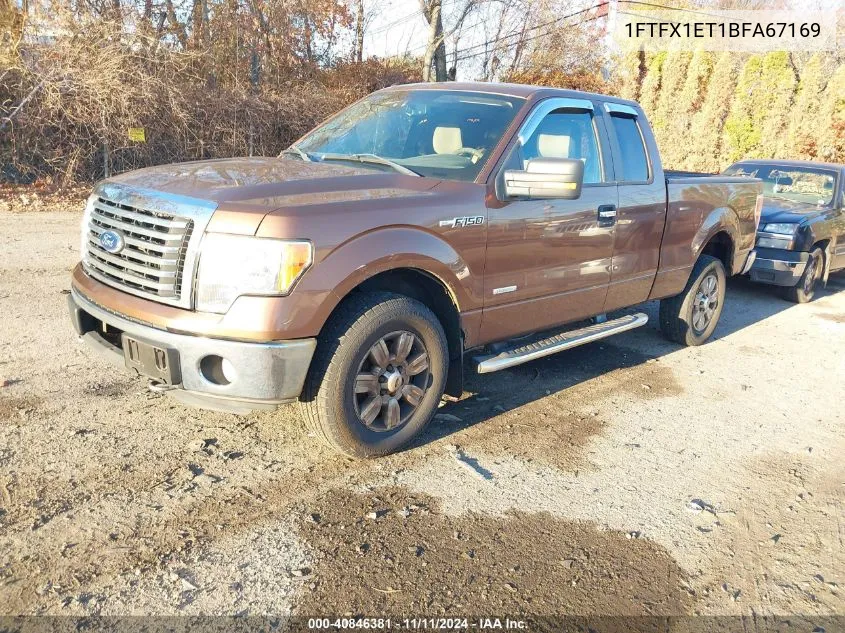 2011 Ford F-150 Xlt VIN: 1FTFX1ET1BFA67169 Lot: 40846381