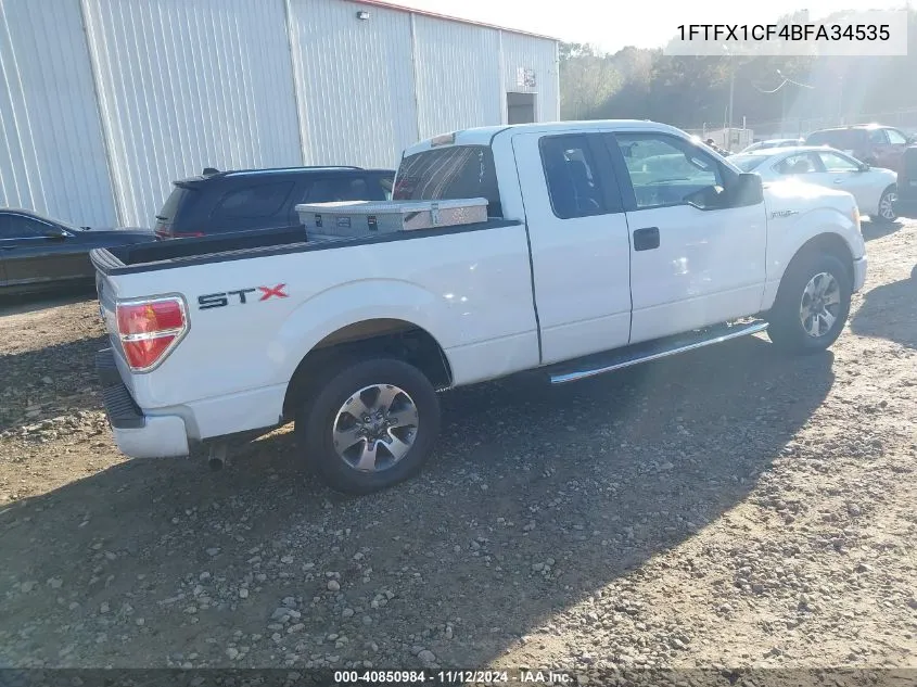 2011 Ford F-150 Stx VIN: 1FTFX1CF4BFA34535 Lot: 40850984