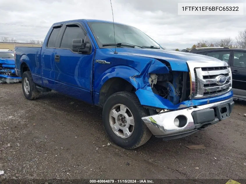 2011 Ford F-150 Xlt VIN: 1FTFX1EF6BFC65322 Lot: 40864879