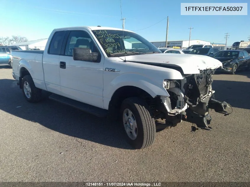 2012 Ford F-150 Xlt VIN: 1FTFX1EF7CFA50307 Lot: 12148151