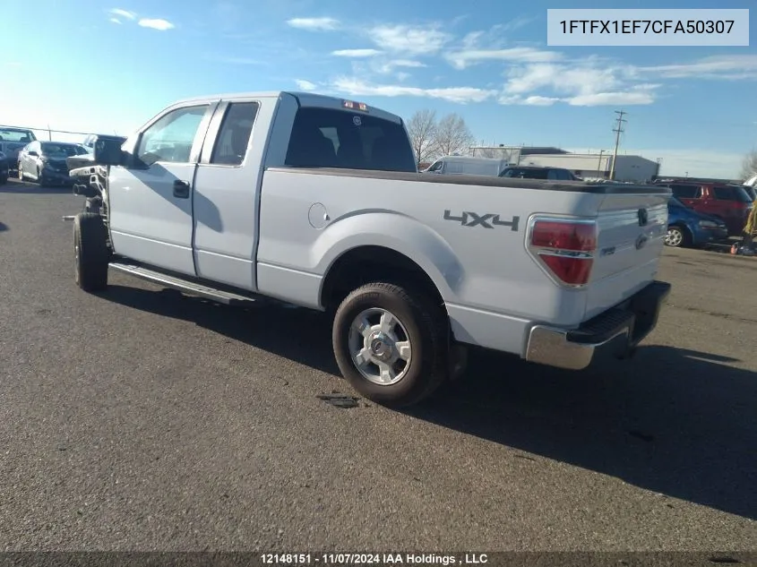 2012 Ford F-150 Xlt VIN: 1FTFX1EF7CFA50307 Lot: 12148151