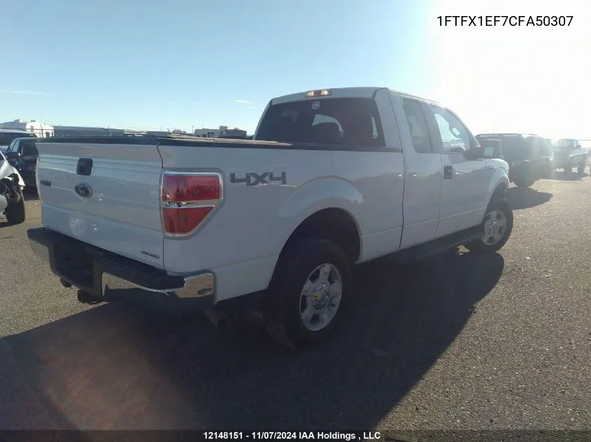 2012 Ford F-150 Xlt VIN: 1FTFX1EF7CFA50307 Lot: 12148151