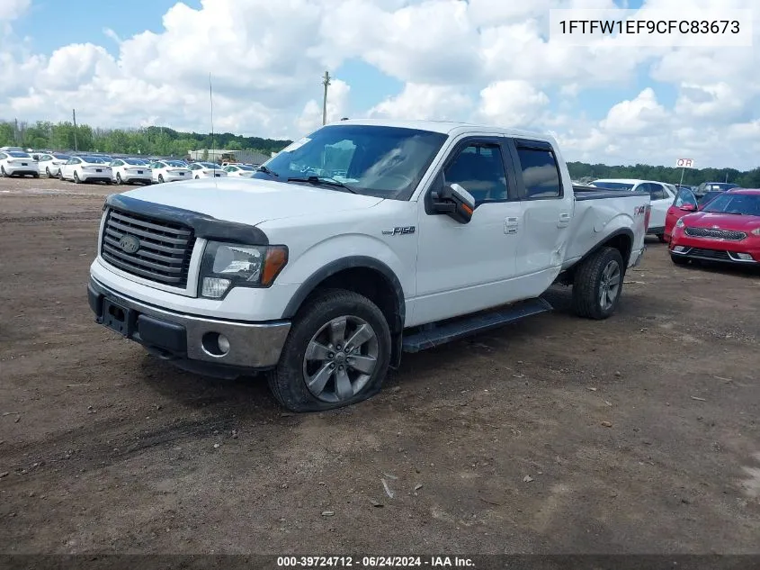 2012 Ford F-150 Fx4 VIN: 1FTFW1EF9CFC83673 Lot: 39724712