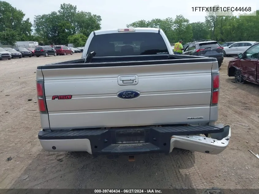 1FTFX1EF1CFC44668 2012 Ford F-150 Fx4