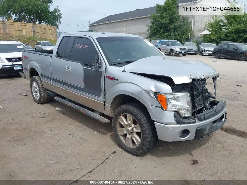 1FTFX1EF1CFC44668 2012 Ford F-150 Fx4