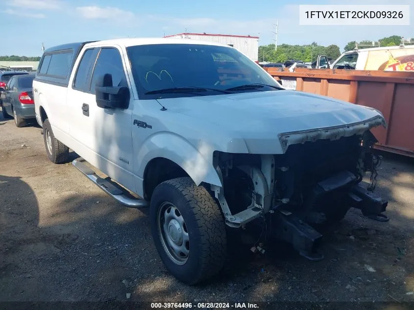 1FTVX1ET2CKD09326 2012 Ford F-150 Xl