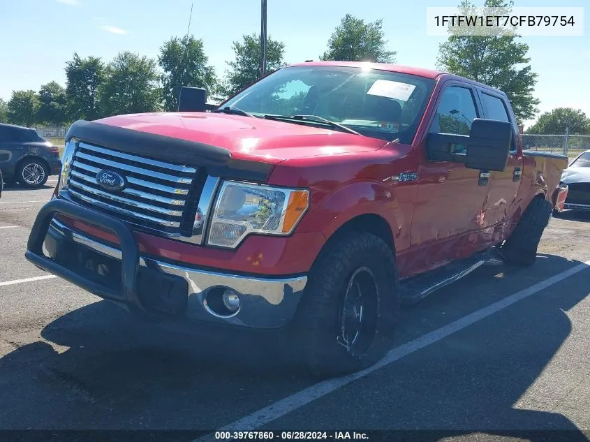 2012 Ford F-150 Xlt VIN: 1FTFW1ET7CFB79754 Lot: 39767860