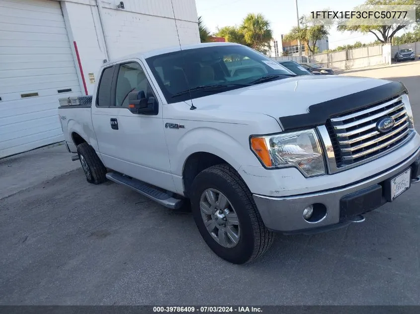 1FTFX1EF3CFC50777 2012 Ford F-150 Xlt