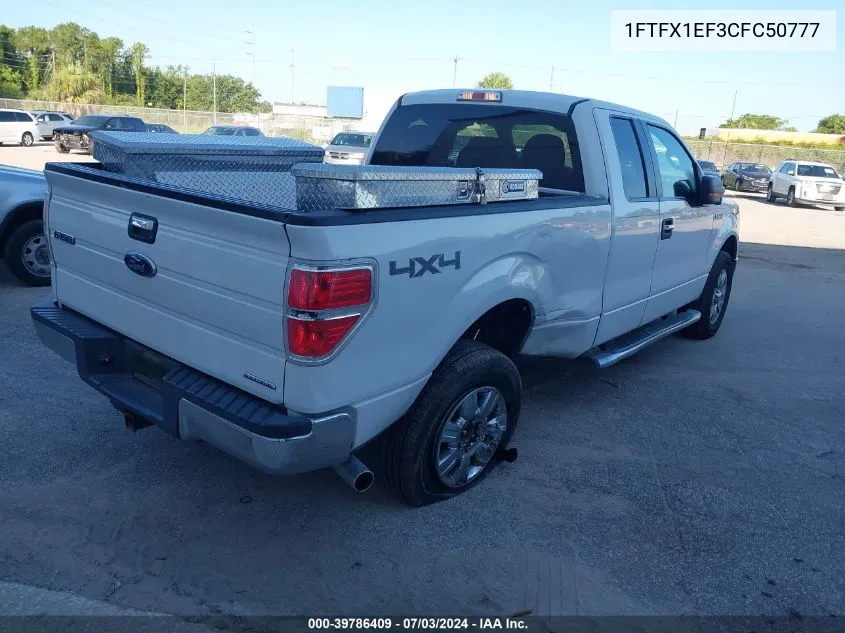 1FTFX1EF3CFC50777 2012 Ford F-150 Xlt