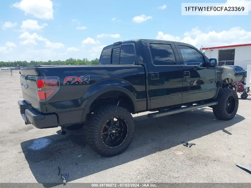 1FTFW1EF0CFA23369 2012 Ford F-150 Fx4