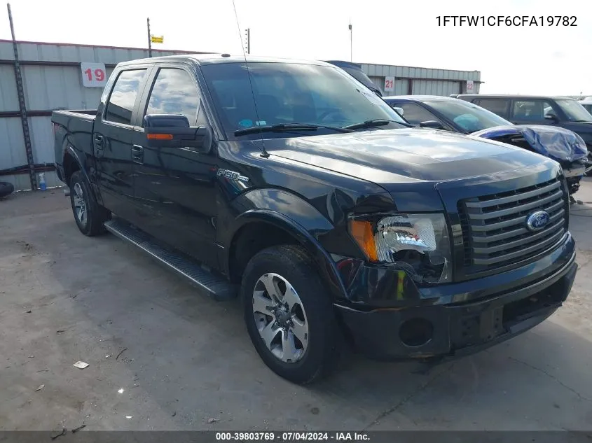 2012 Ford F-150 Fx2 VIN: 1FTFW1CF6CFA19782 Lot: 39803769