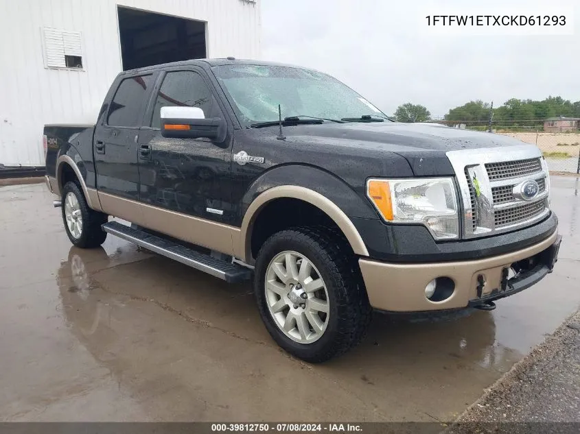 1FTFW1ETXCKD61293 2012 Ford F-150 King Ranch