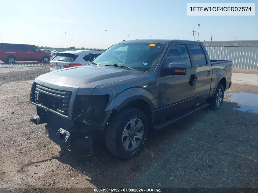 1FTFW1CF4CFD07574 2012 Ford F-150 Fx2