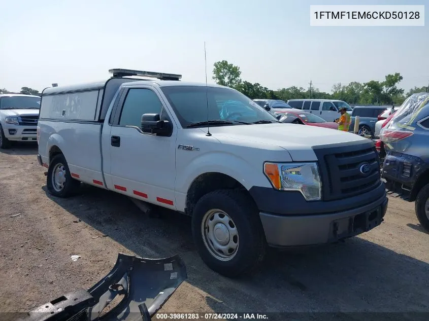 2012 Ford F-150 Xl VIN: 1FTMF1EM6CKD50128 Lot: 39861283