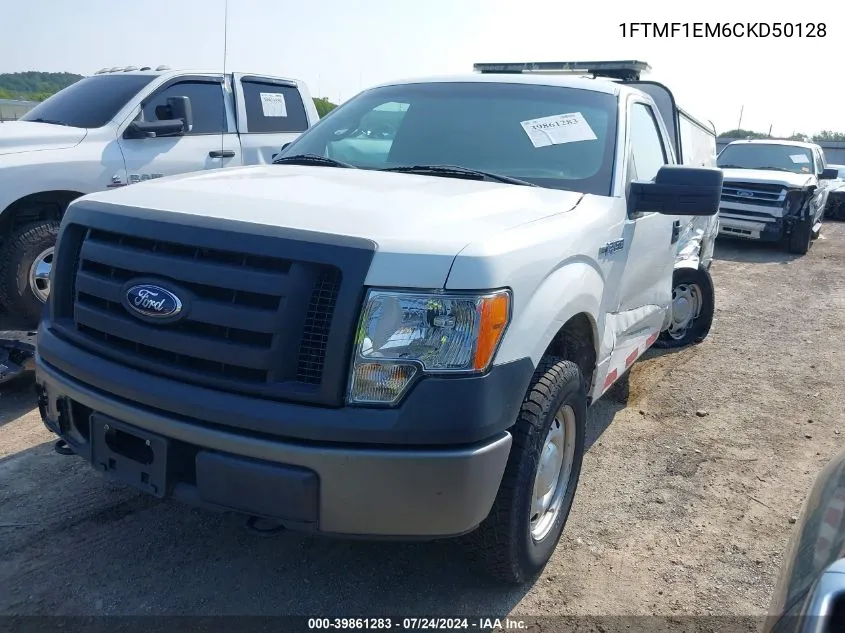 2012 Ford F-150 Xl VIN: 1FTMF1EM6CKD50128 Lot: 39861283