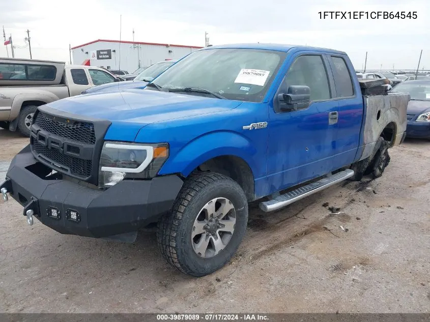 1FTFX1EF1CFB64545 2012 Ford F-150 Stx