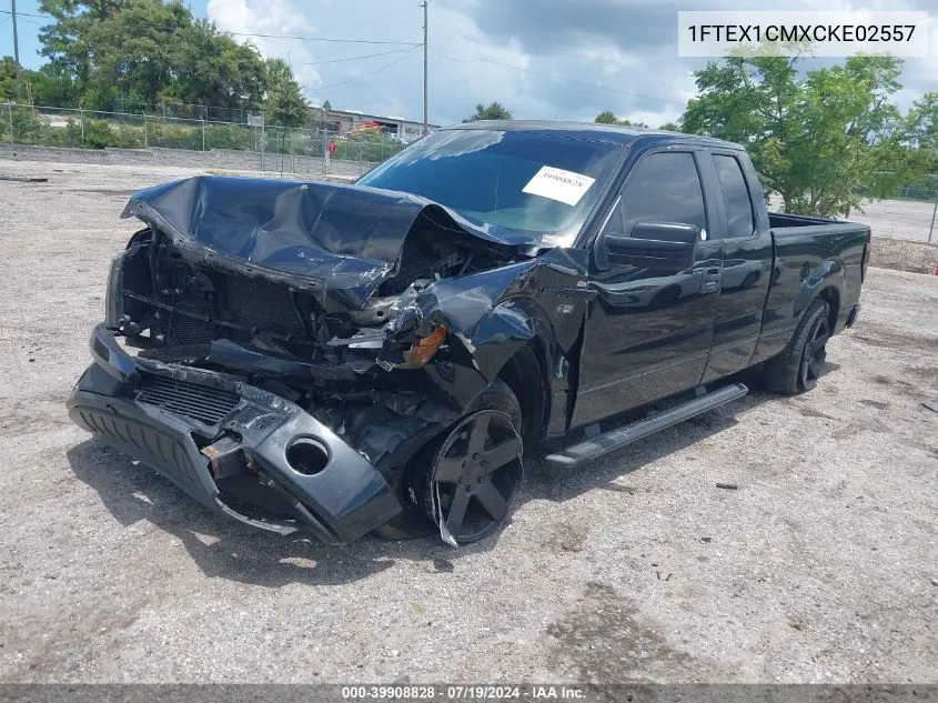 2012 Ford F-150 Xlt VIN: 1FTEX1CMXCKE02557 Lot: 39908828