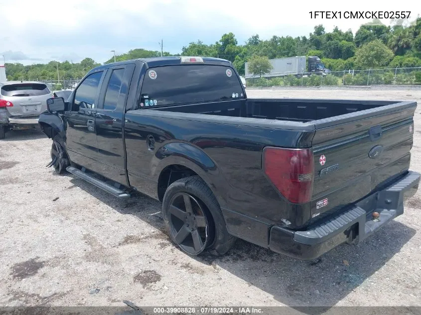 1FTEX1CMXCKE02557 2012 Ford F-150 Xlt