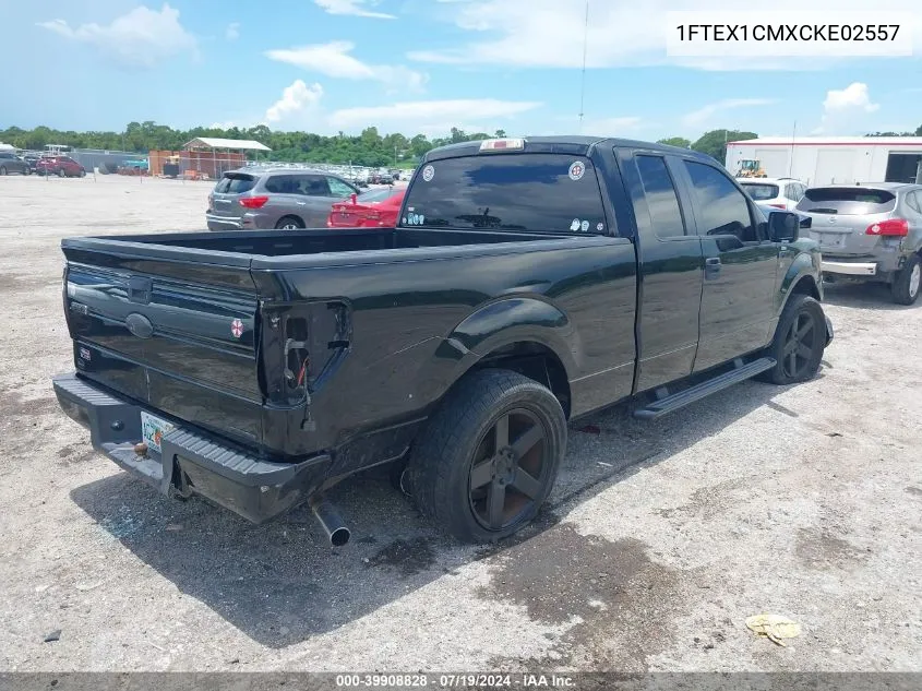 1FTEX1CMXCKE02557 2012 Ford F-150 Xlt