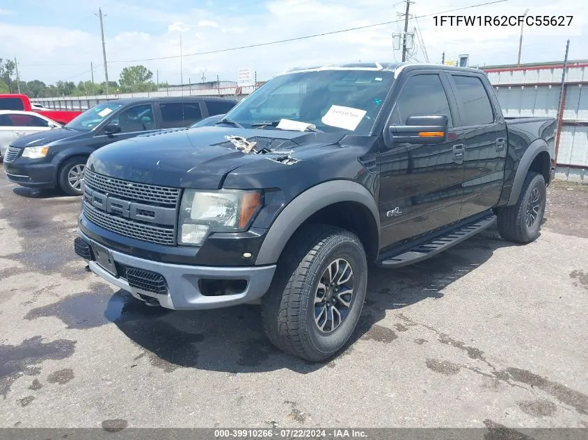 1FTFW1R62CFC55627 2012 Ford F-150 Svt Raptor