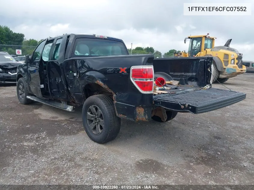 1FTFX1EF6CFC07552 2012 Ford F-150 Stx