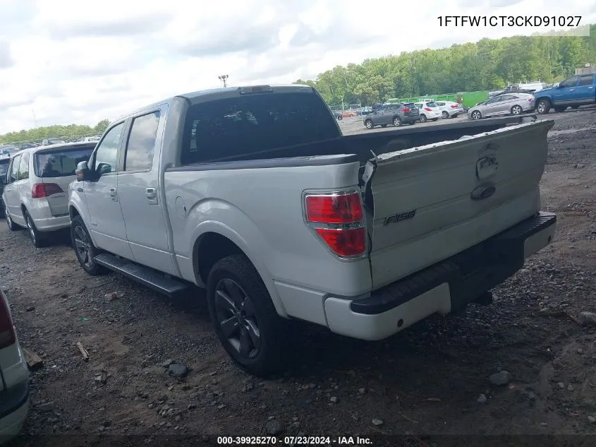 1FTFW1CT3CKD91027 2012 Ford F-150 Fx2