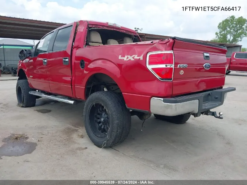 1FTFW1ET5CFA66417 2012 Ford F-150 Xlt