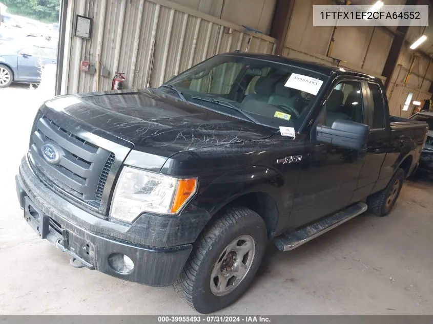 2012 Ford F-150 Stx VIN: 1FTFX1EF2CFA64552 Lot: 39955493