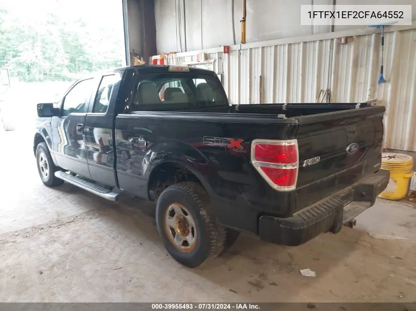 1FTFX1EF2CFA64552 2012 Ford F-150 Stx