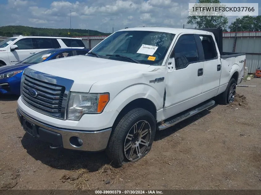 1FTFW1EF3CKD37766 2012 Ford F-150 Xlt