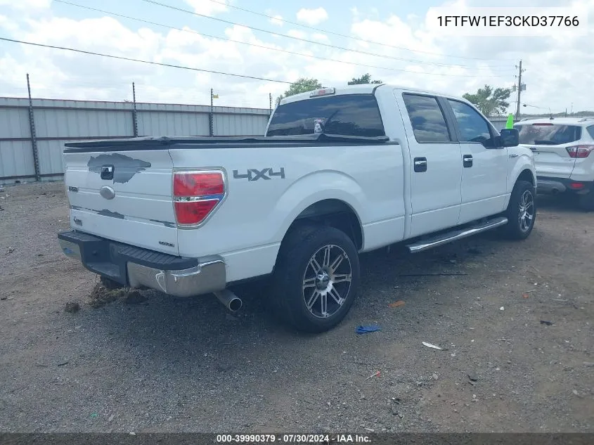 1FTFW1EF3CKD37766 2012 Ford F-150 Xlt