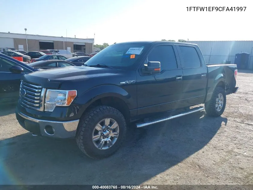 1FTFW1EF9CFA41997 2012 Ford F-150 Xlt