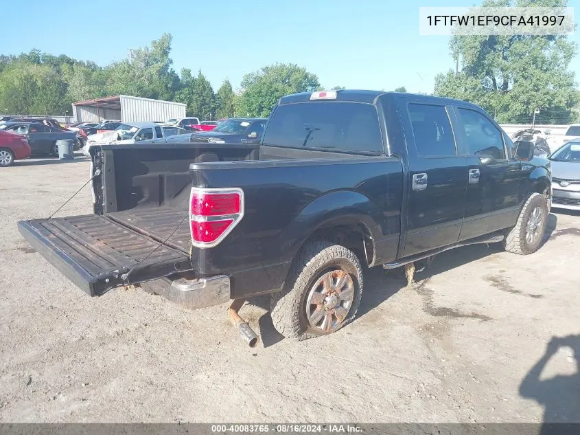 1FTFW1EF9CFA41997 2012 Ford F-150 Xlt