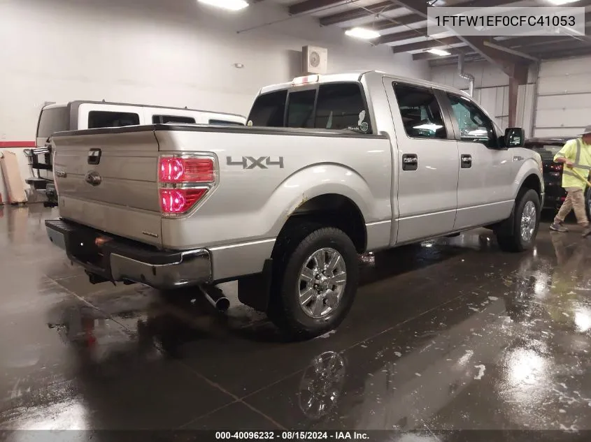 2012 Ford F-150 Xlt VIN: 1FTFW1EF0CFC41053 Lot: 40096232