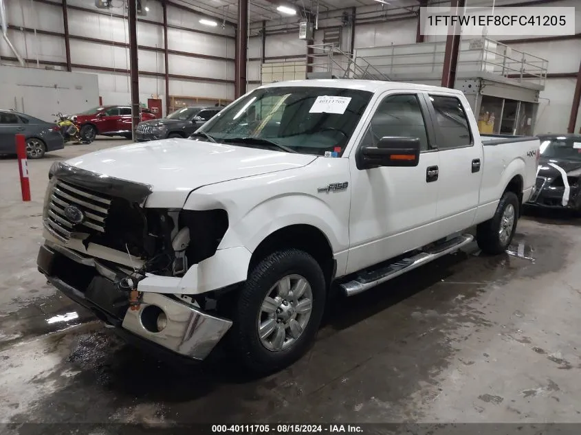 1FTFW1EF8CFC41205 2012 Ford F-150 Xlt