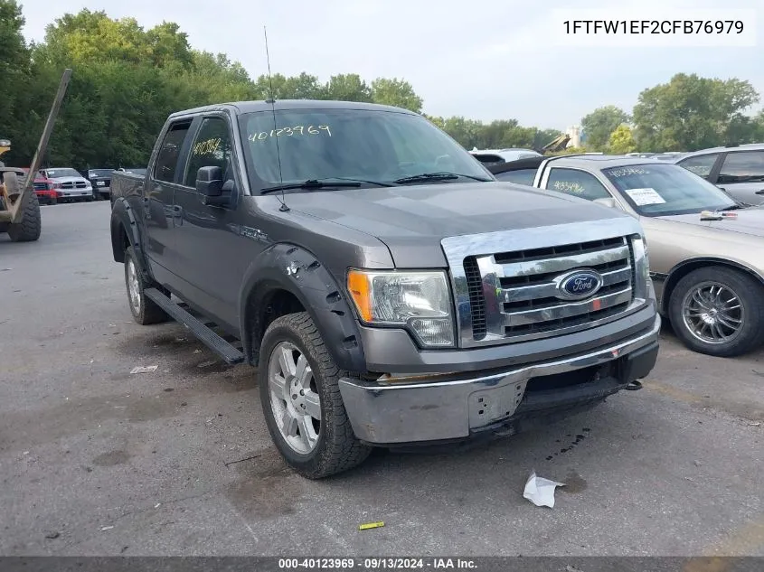 2012 Ford F-150 Xlt VIN: 1FTFW1EF2CFB76979 Lot: 40123969