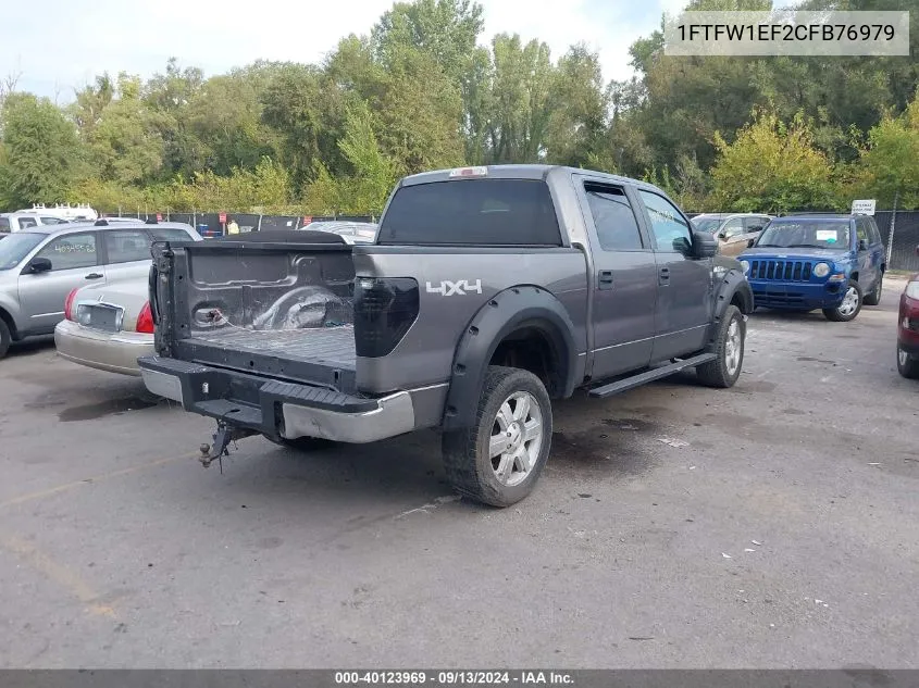 2012 Ford F-150 Xlt VIN: 1FTFW1EF2CFB76979 Lot: 40123969