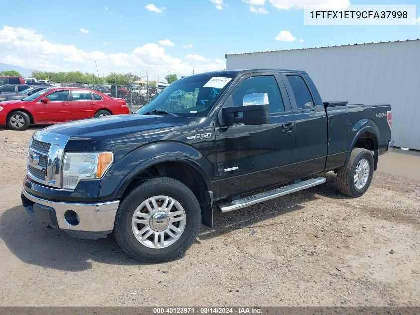 2012 Ford F-150 Lariat VIN: 1FTFX1ET9CFA37998 Lot: 40123971