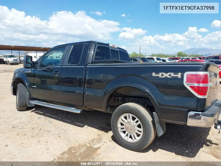 2012 Ford F-150 Lariat VIN: 1FTFX1ET9CFA37998 Lot: 40123971