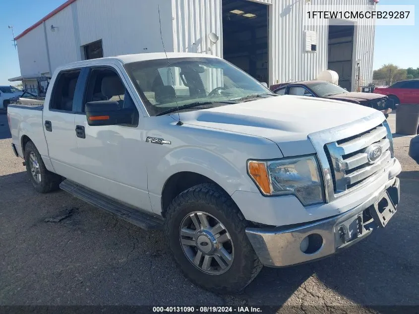 2012 Ford F-150 Xlt VIN: 1FTEW1CM6CFB29287 Lot: 40131090