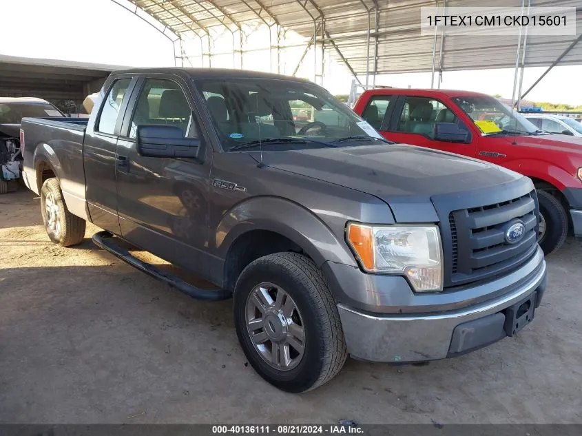 2012 Ford F-150 Xl VIN: 1FTEX1CM1CKD15601 Lot: 40136111