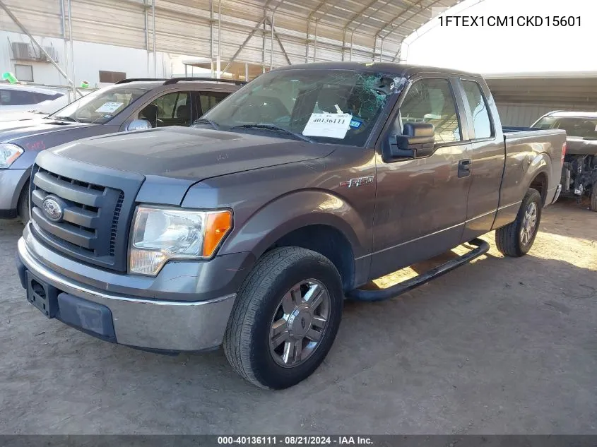 1FTEX1CM1CKD15601 2012 Ford F-150 Xl