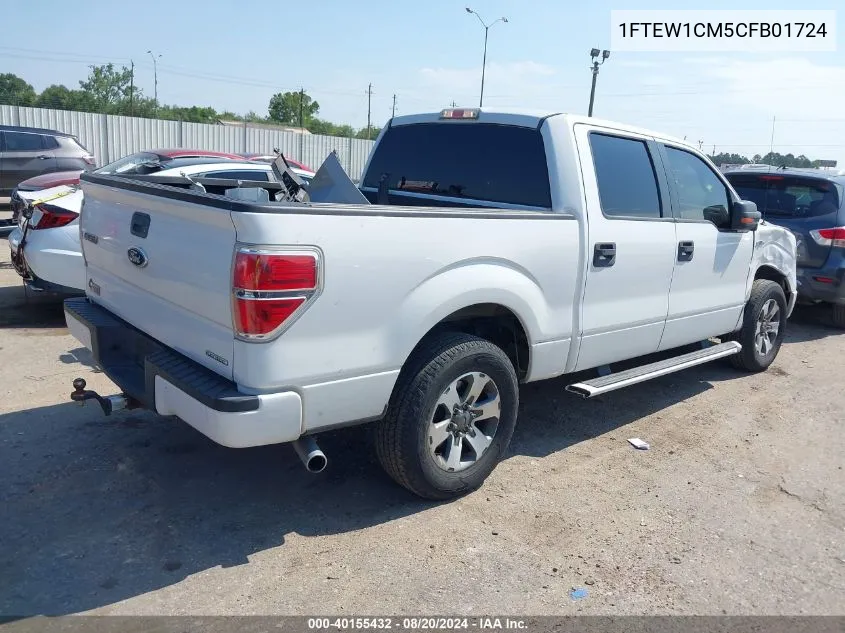 1FTEW1CM5CFB01724 2012 Ford F-150 Xlt