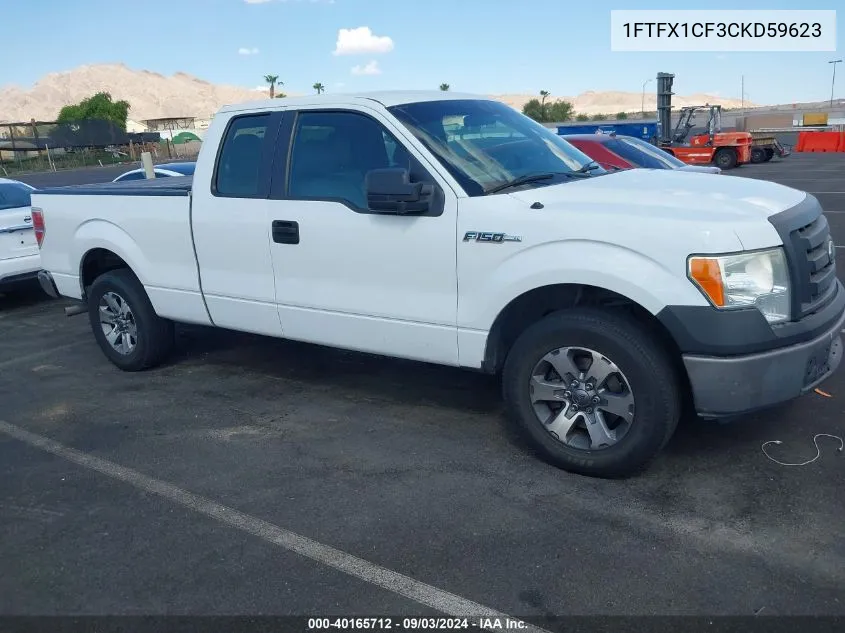 1FTFX1CF3CKD59623 2012 Ford F-150 Xl