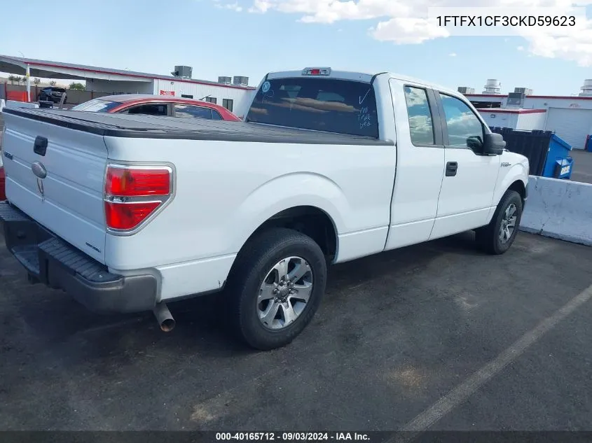 1FTFX1CF3CKD59623 2012 Ford F-150 Xl