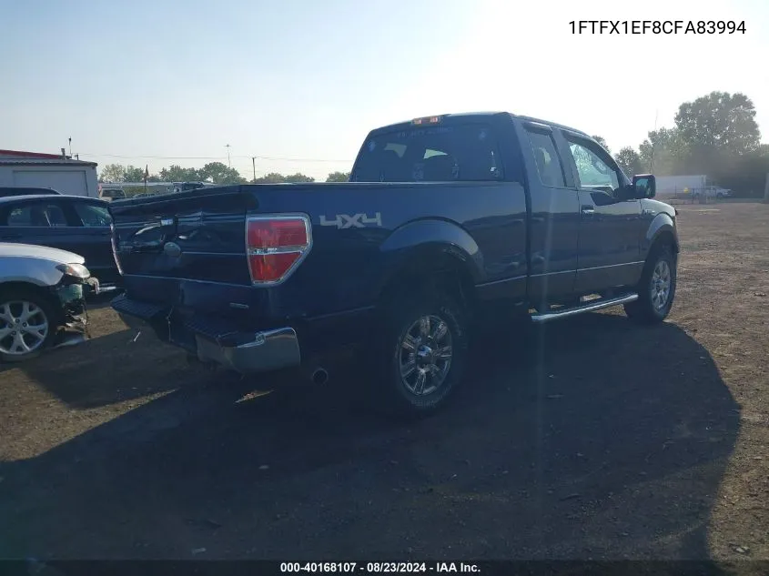 1FTFX1EF8CFA83994 2012 Ford F-150 Xlt