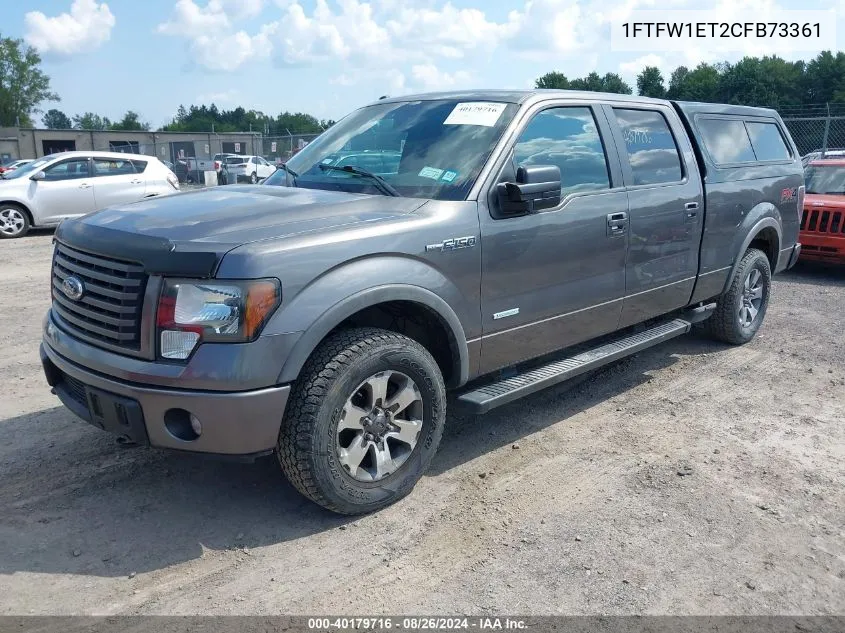 2012 Ford F-150 Fx4 VIN: 1FTFW1ET2CFB73361 Lot: 40179716