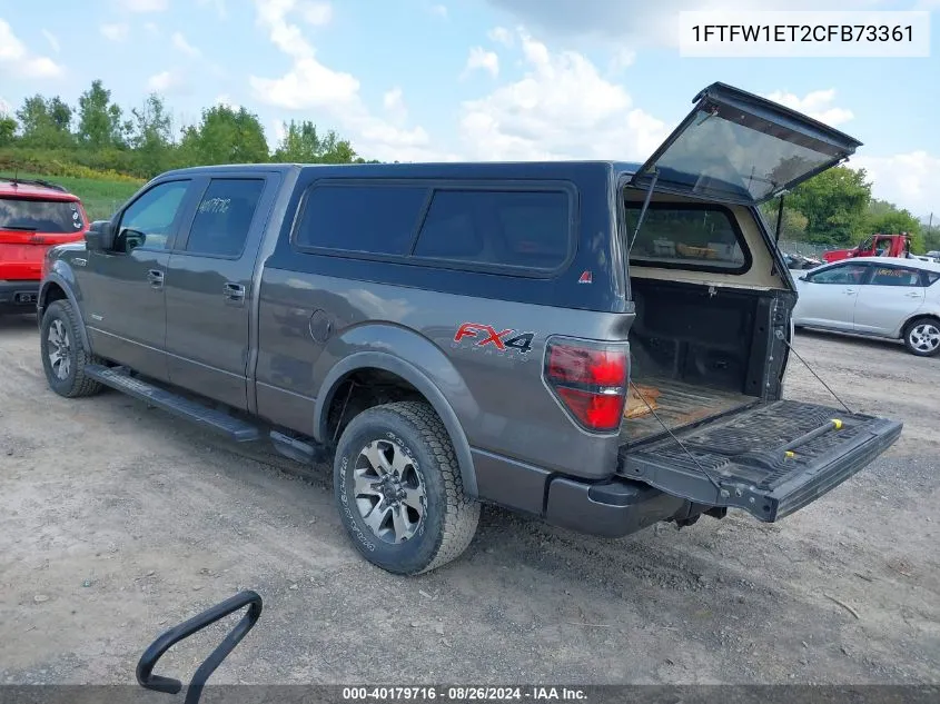 1FTFW1ET2CFB73361 2012 Ford F-150 Fx4