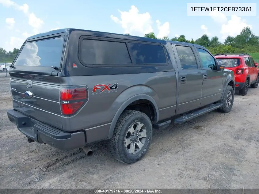 2012 Ford F-150 Fx4 VIN: 1FTFW1ET2CFB73361 Lot: 40179716