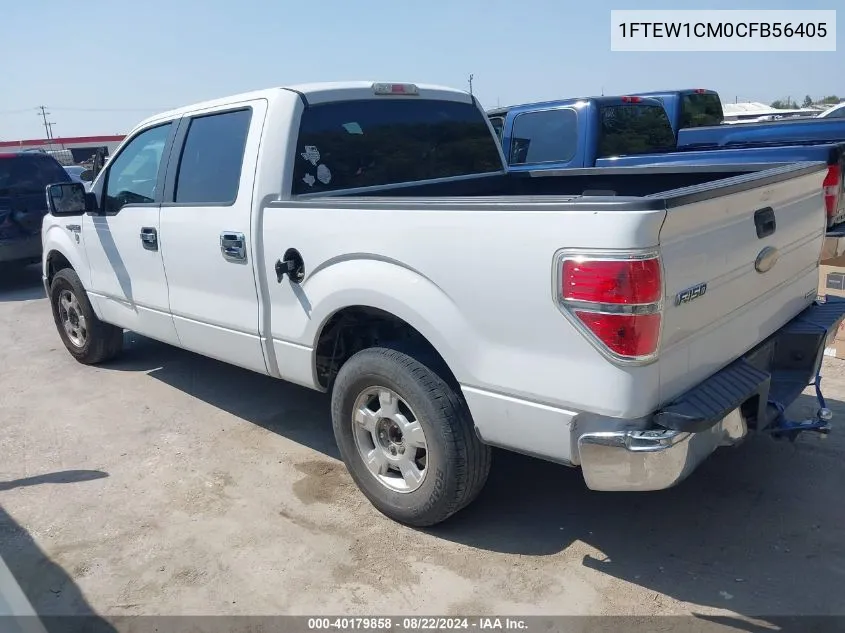 2012 Ford F-150 Xlt VIN: 1FTEW1CM0CFB56405 Lot: 40179858